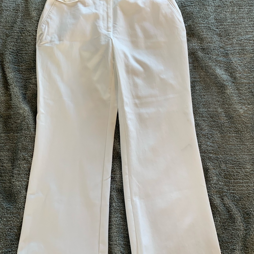 WHBM white trouser ankle pant